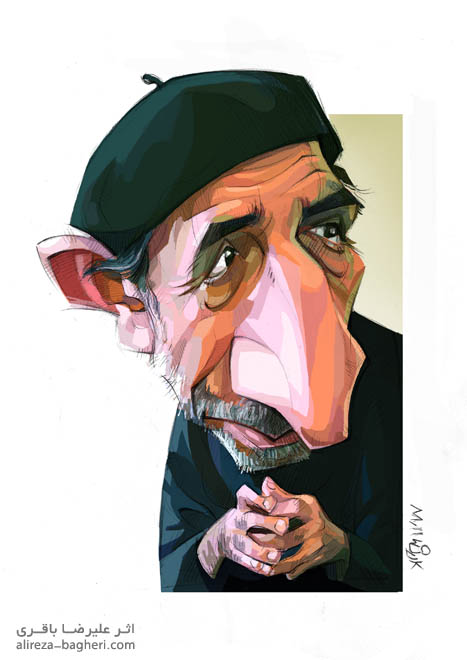 كاريكاتورهای بسيار زيبای چهره از عليرضا باقری (قسمت چهارم)