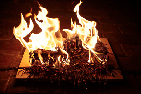 هنرنمايی با چوب کبریت