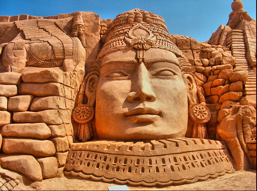 هنر مجسمه سازی شنی
