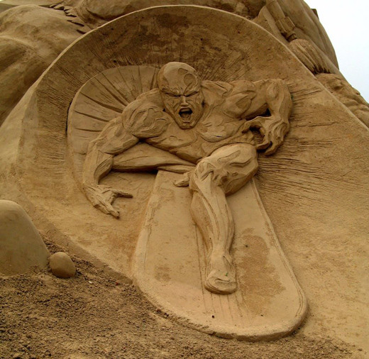 هنر مجسمه سازی شنی
