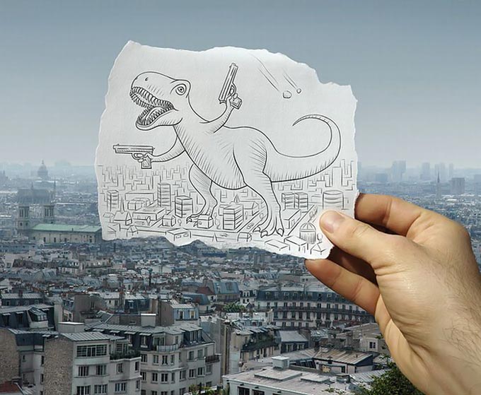 هنر عکاسی و طراحی با مداد