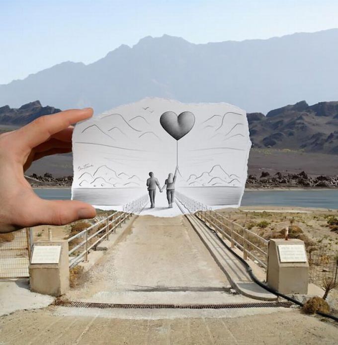 هنر عکاسی و طراحی با مداد