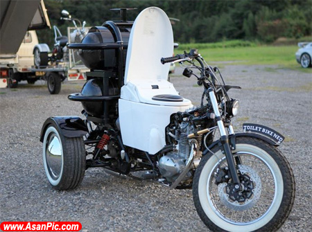 تصاويری از موتورسيكلت های توالتی سازگار با محيط زيست