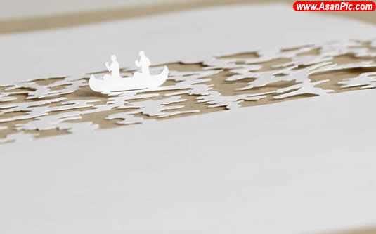 تصاویری از هنرنمایی با کاغذ!