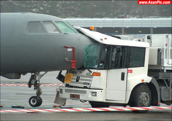عکس های جالب و دیدنی از حوادث هواپیما