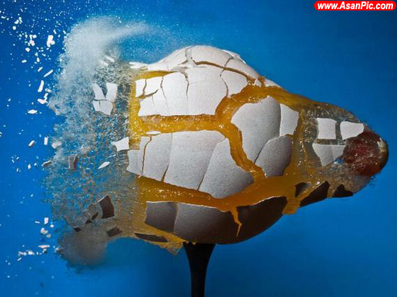 عکس های دیدنی از برخورد گلوله با اجسام مختلف