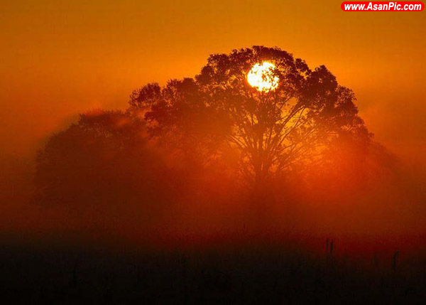 عکس های فوق العاده زیبا از غروب خورشید - قسمت اول