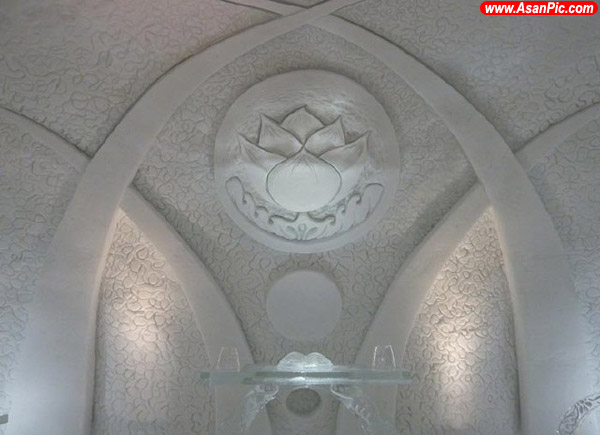 تصاويری از معماری با یخ