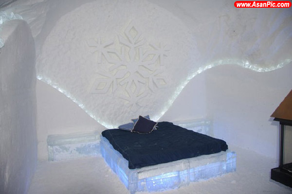 تصاويری از معماری با یخ