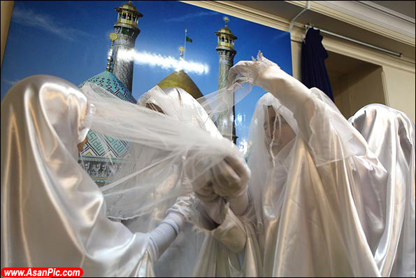 جشن عبودیت دانش آموزان دختر