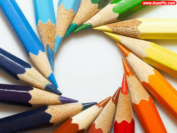 تصاویر زیبای از رنگ ها