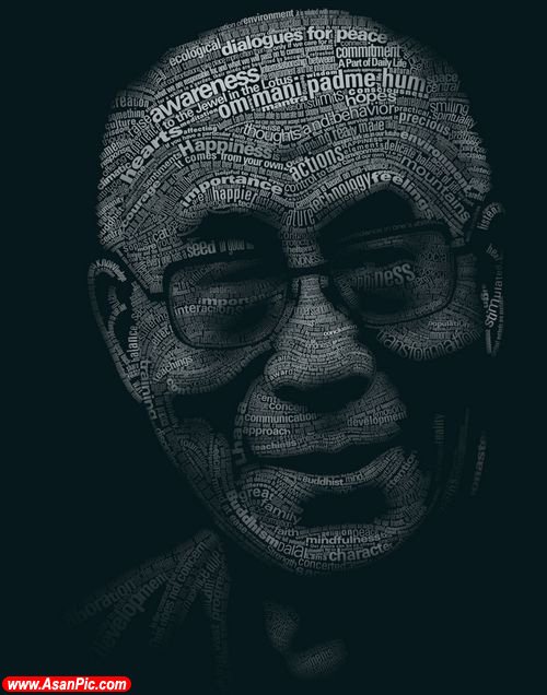 تصاويری زيبا از هنر تايپو گرافی - قسمت دوم