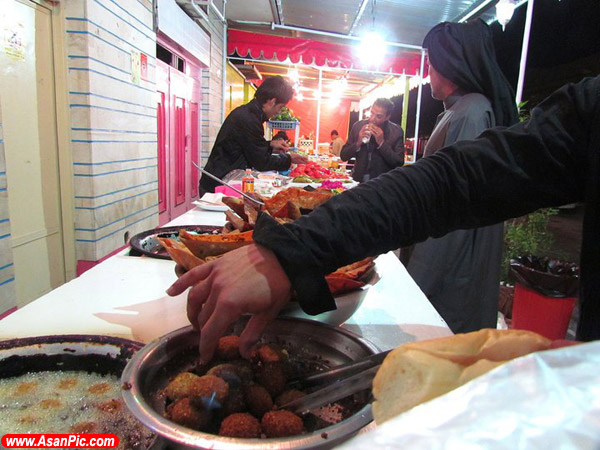 تصاویری از جالب ترین فلافل فروشی در ایران