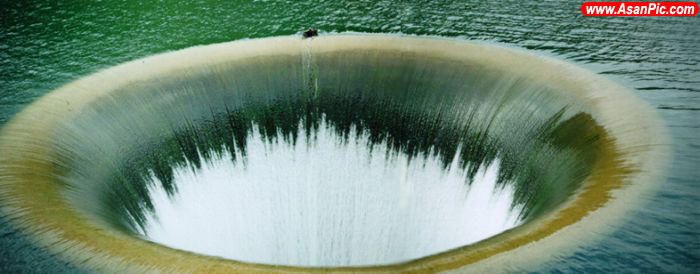 عكس هایی جالب از حفره خروجی آب سد مونتيسلل