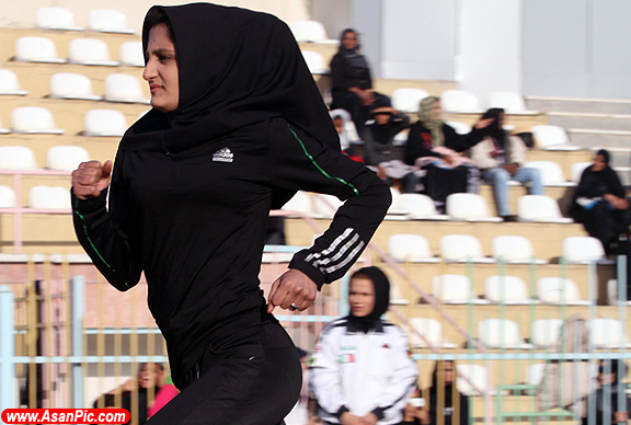 تصاویری از مسابقات دومیدانی زنان ایران
