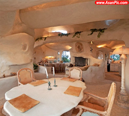 خانه ای الهام گرفته از غار