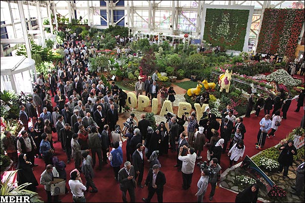 گزارش تصویری دهمین نمایشگاه بین المللی گل و گیاه تهران
