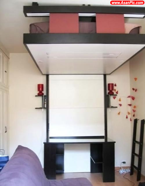 طراحی های جالب برای زندگی در فضاهای کوچک و آپارتمانی