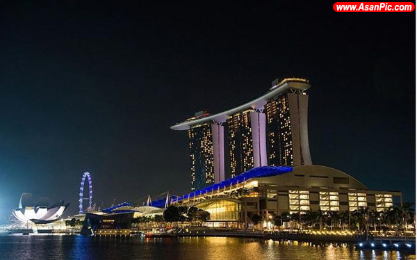 بزرگترین استخر جهان در مرتفع ترین نقطه سنگاپور