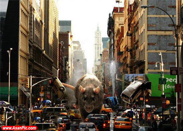 دنیا چقدر کوچیکه!! (عکس های با مزه تخیلی)