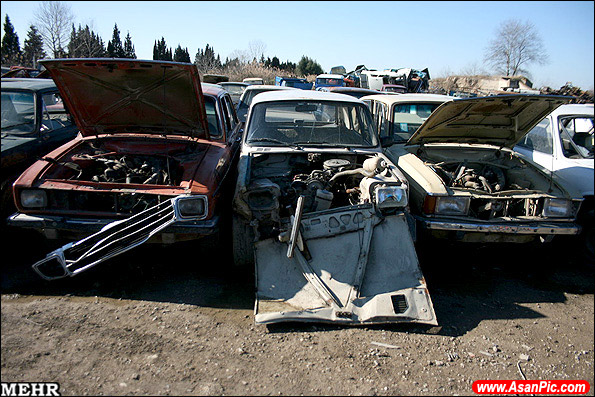 گزارش تصویری مرکز اسقاط و بازیافت خودروهای فرسوده