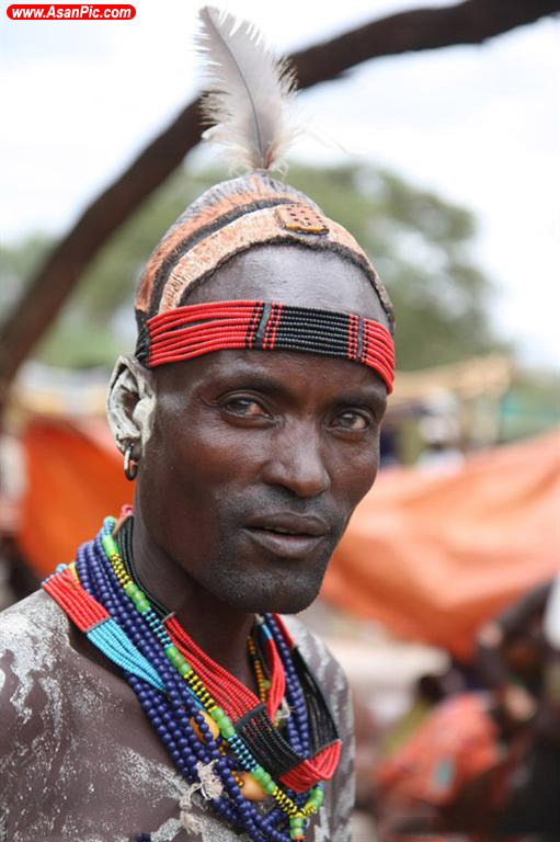 تصاویر جالب از مردم عجیب قبیله اومو در اتیوپی
