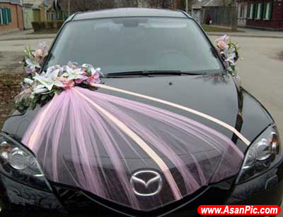 تصاویر تزئین ماشین عروس درسال 2012