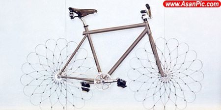 تصاویری از دوچرخه هایی با چرخ های فلزی!
