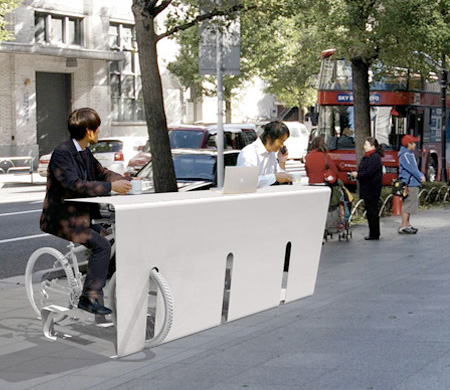 تصاويری از قفسه های دوچرخه در شهر