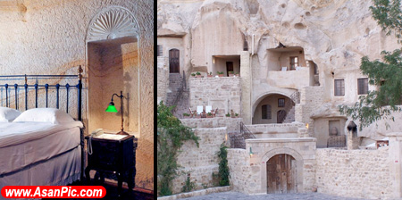 تصاویری زیبا از خانه در غار