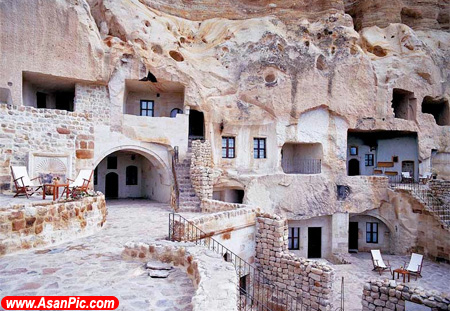 تصاویری زیبا از خانه در غار
