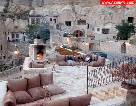 تصاویری زیبا از خانه در غار