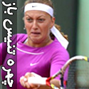 چهره خنده دار تنیس بازها هنگام ضربه زدن