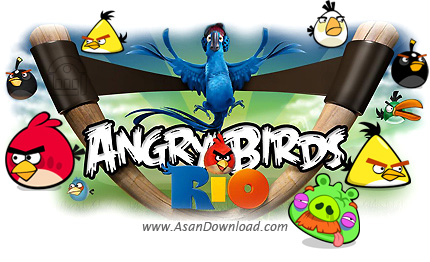 دانلود Angry Birds Rio v1.7.0 + v2.1.0 - بازی پرندگان خشمگین ریو