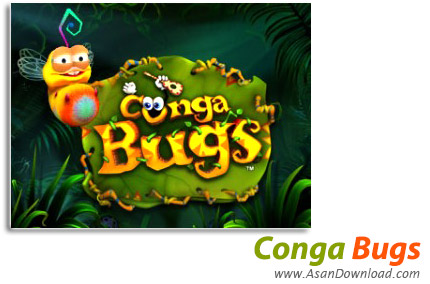 دانلود Conga Bugs - بازی پرتاپ حشرات رنگارنگ