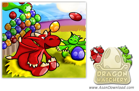 دانلود Dragon Hatchery - بازی تخم های رنگی اژدها