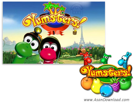دانلود Yumsters - بازی هدایت مارهای رنگی به سمت میوه ها
