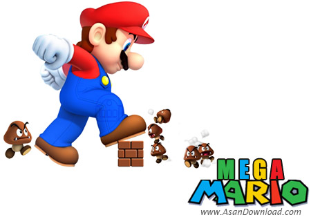 دانلود Mega Mario v1.5 - بازی مگا ماریو قارچ خور