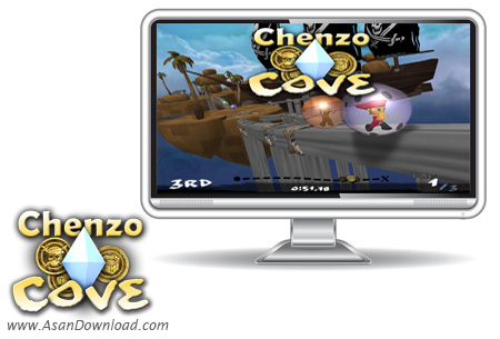 دانلود Chenzo Cove v1.03 - بازی هدایت گوی های شیشه ای به حفره ها