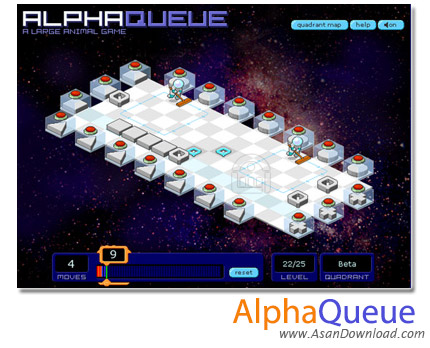 دانلود AlphaQueue v1.0 - بازی اشکال هندسی فضایی