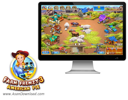 دانلود Farm Frenzy 3: American Pie - بازی سرگرم کننده و اعتیادآور