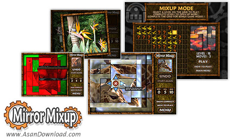 دانلود MirrorMixup v1.15.0 - بازی پازلی چرخش قطعات