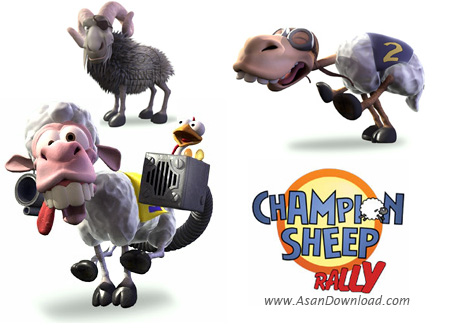 دانلود Championsheep Rally - بازی رالی بزرگ گوسفند ها