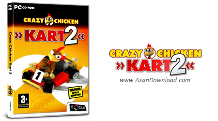 دانلود Crazy Chicken Kart v2 - بازی جوجه خروس دیوانه در مسابقات ماشین سواری