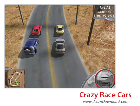 دانلود Crazy Race Cars - بازی هیجان انگیز ماشین سواری