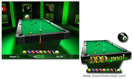 دانلود DDD Pool v1.2 - بازی بیلیارد بازان حرفه ای