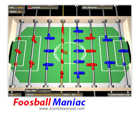 دانلود Foosball Maniac - بازی فوتبال دستی رایانه ای 