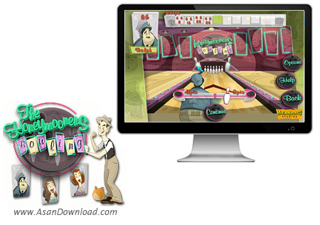دانلود The Honeymooners Bowling - بازی ورزشی بولینگ
