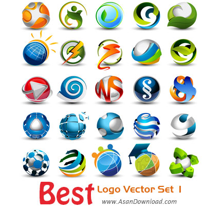دانلود زیباترین لوگوهای وکتور بخش اول-Download Best Logo Vector