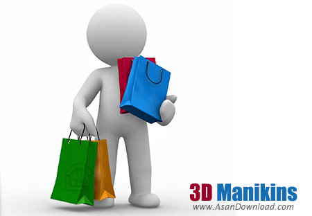 دانلود تصاویر آدمک های 3 بعدی  - 3D Manikins 7